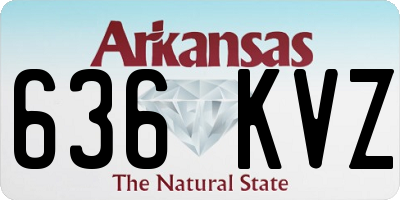 AR license plate 636KVZ