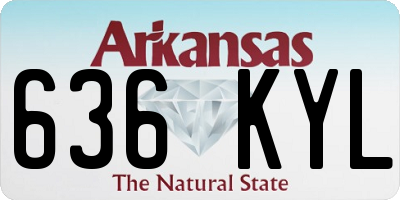 AR license plate 636KYL