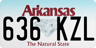 AR license plate 636KZL