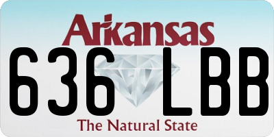 AR license plate 636LBB