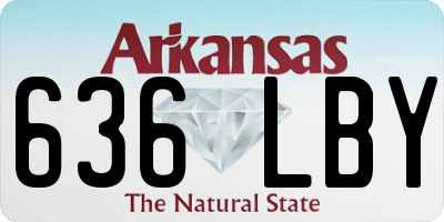 AR license plate 636LBY
