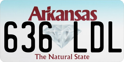 AR license plate 636LDL