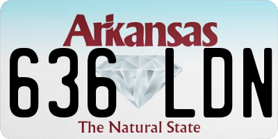 AR license plate 636LDN