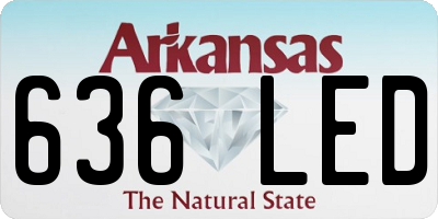 AR license plate 636LED