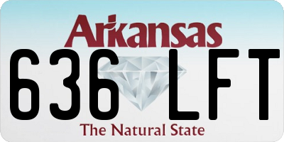 AR license plate 636LFT