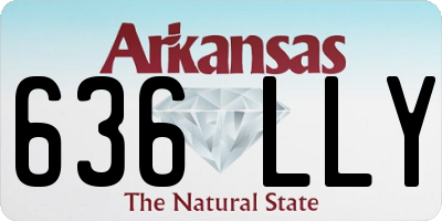 AR license plate 636LLY