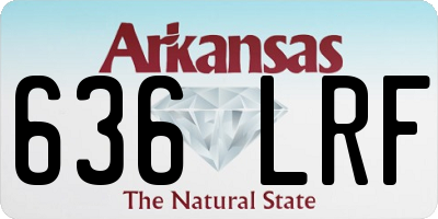 AR license plate 636LRF