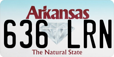AR license plate 636LRN