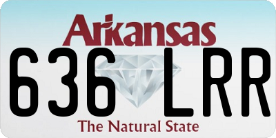 AR license plate 636LRR