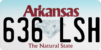 AR license plate 636LSH