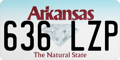 AR license plate 636LZP