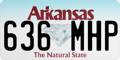 AR license plate 636MHP