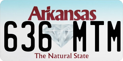 AR license plate 636MTM
