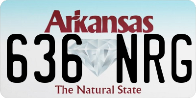 AR license plate 636NRG