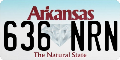 AR license plate 636NRN