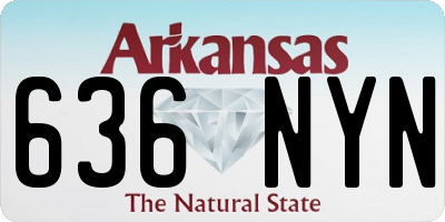 AR license plate 636NYN