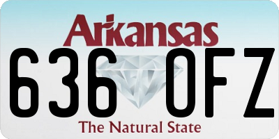 AR license plate 636OFZ