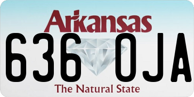 AR license plate 636OJA
