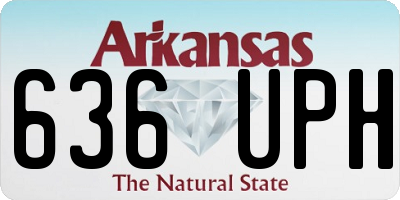 AR license plate 636UPH