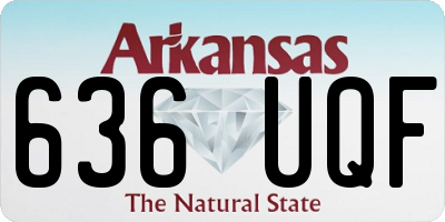 AR license plate 636UQF