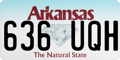 AR license plate 636UQH