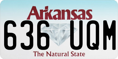 AR license plate 636UQM