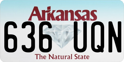 AR license plate 636UQN