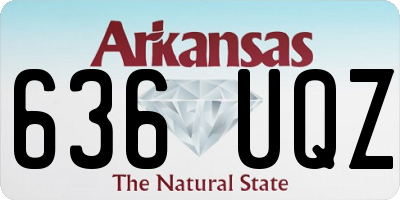 AR license plate 636UQZ