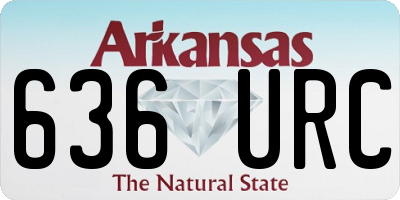 AR license plate 636URC