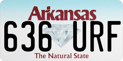 AR license plate 636URF