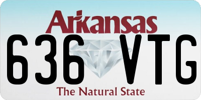AR license plate 636VTG