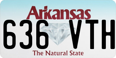 AR license plate 636VTH