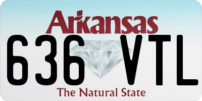 AR license plate 636VTL