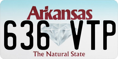 AR license plate 636VTP