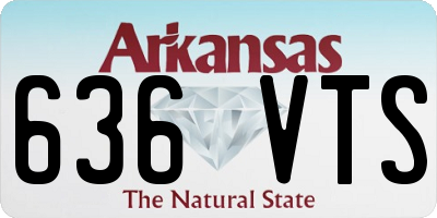 AR license plate 636VTS