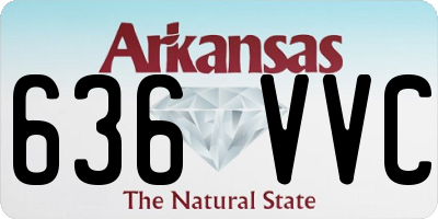 AR license plate 636VVC