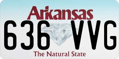 AR license plate 636VVG