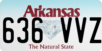 AR license plate 636VVZ
