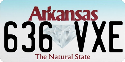 AR license plate 636VXE