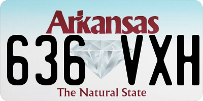 AR license plate 636VXH