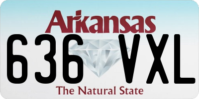 AR license plate 636VXL