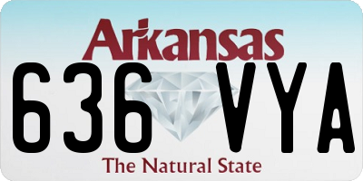 AR license plate 636VYA