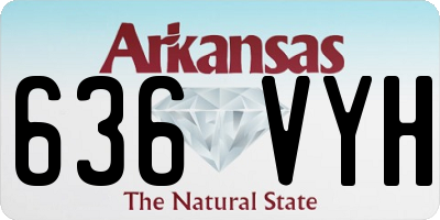 AR license plate 636VYH