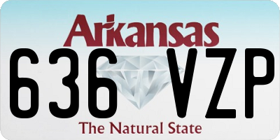 AR license plate 636VZP