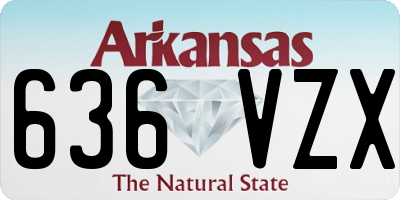 AR license plate 636VZX