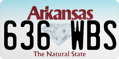 AR license plate 636WBS