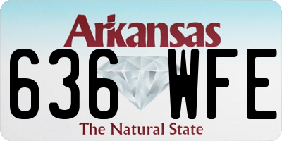 AR license plate 636WFE