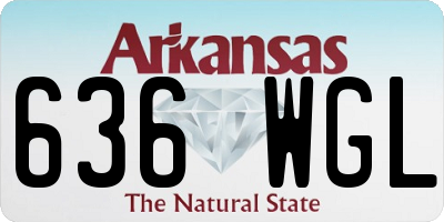 AR license plate 636WGL