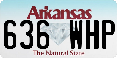AR license plate 636WHP