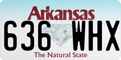 AR license plate 636WHX